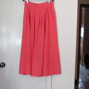DAVID BENJAMIN FULL CORAL MAXI SKIRT Size 9